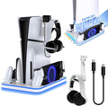 Sehawei PS5 Cooling Station with RGB Lighting and Charging Dock