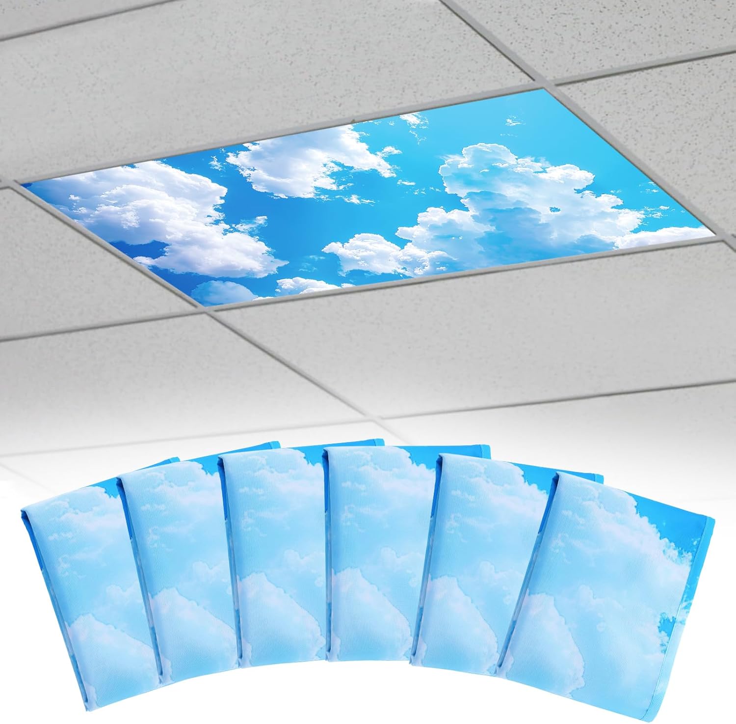 Fluorescent Light Covers with Strong Magnets for Glare Reduction