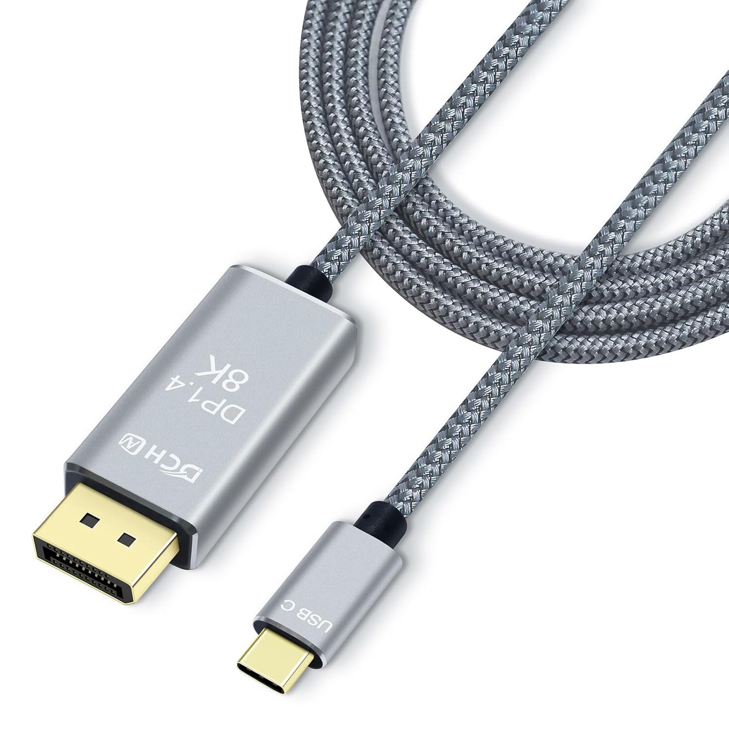8K DisplayPort Cable 6ft: Smooth 4K@144Hz, 8K@60Hz
