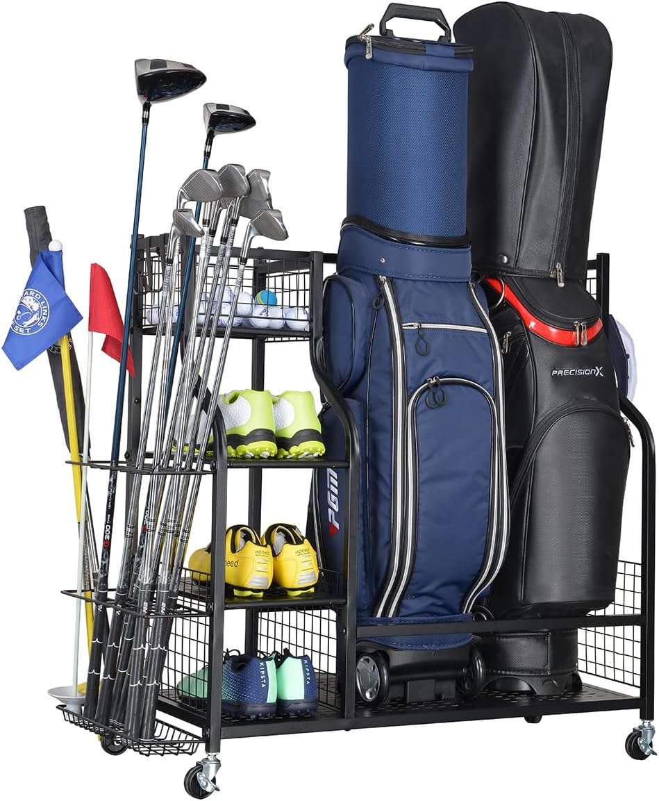 Snail Extra Large Golf Bag Garage Organizer