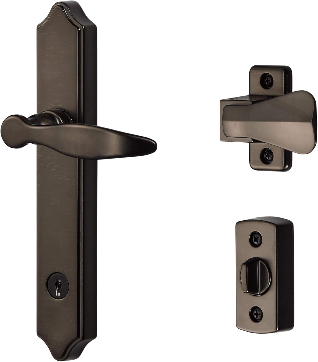 Ideal Security 1216 Surface Mount Storm Door Handle with Lock