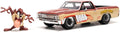 Looney Tunes 1:24 1967 Chevy El Camino Die-Cast Car - Taz Figure