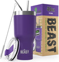 Beast 40 oz Tumbler Stainless Steel Vacuum Insulated - Huge Capacity