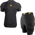 Ultimate Protection: Men's Snowboard Shirt & Compression Shorts