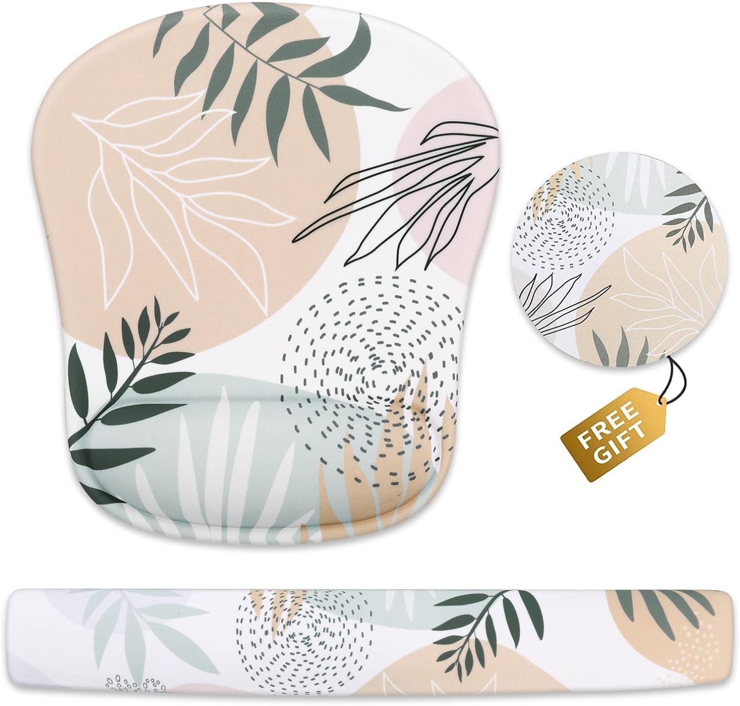 HAOCOO Gel Wrist Rest Set - Ergonomic Support