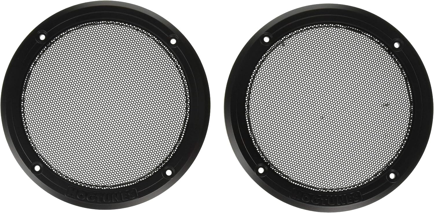 Hogtunes Rear Speaker Grills for Harley-Davidson Motorcycles