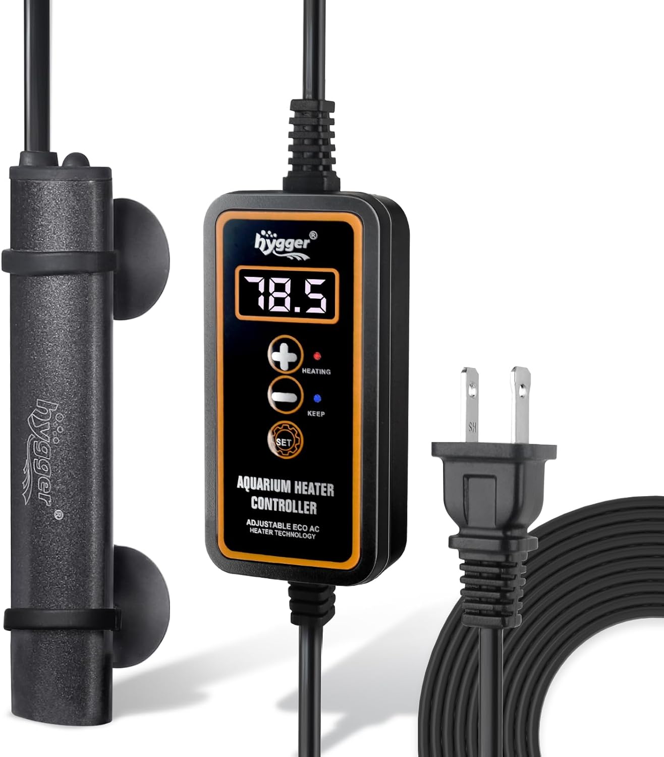 Hygger Mini Aquarium Heater - Precise Control