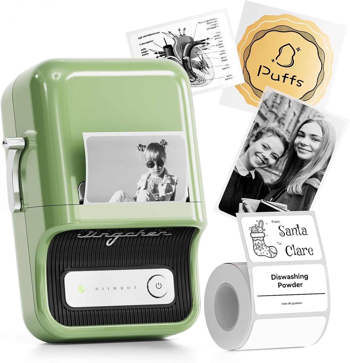 NIIMBOT B21 Label Maker - Portable Thermal Printer for Home