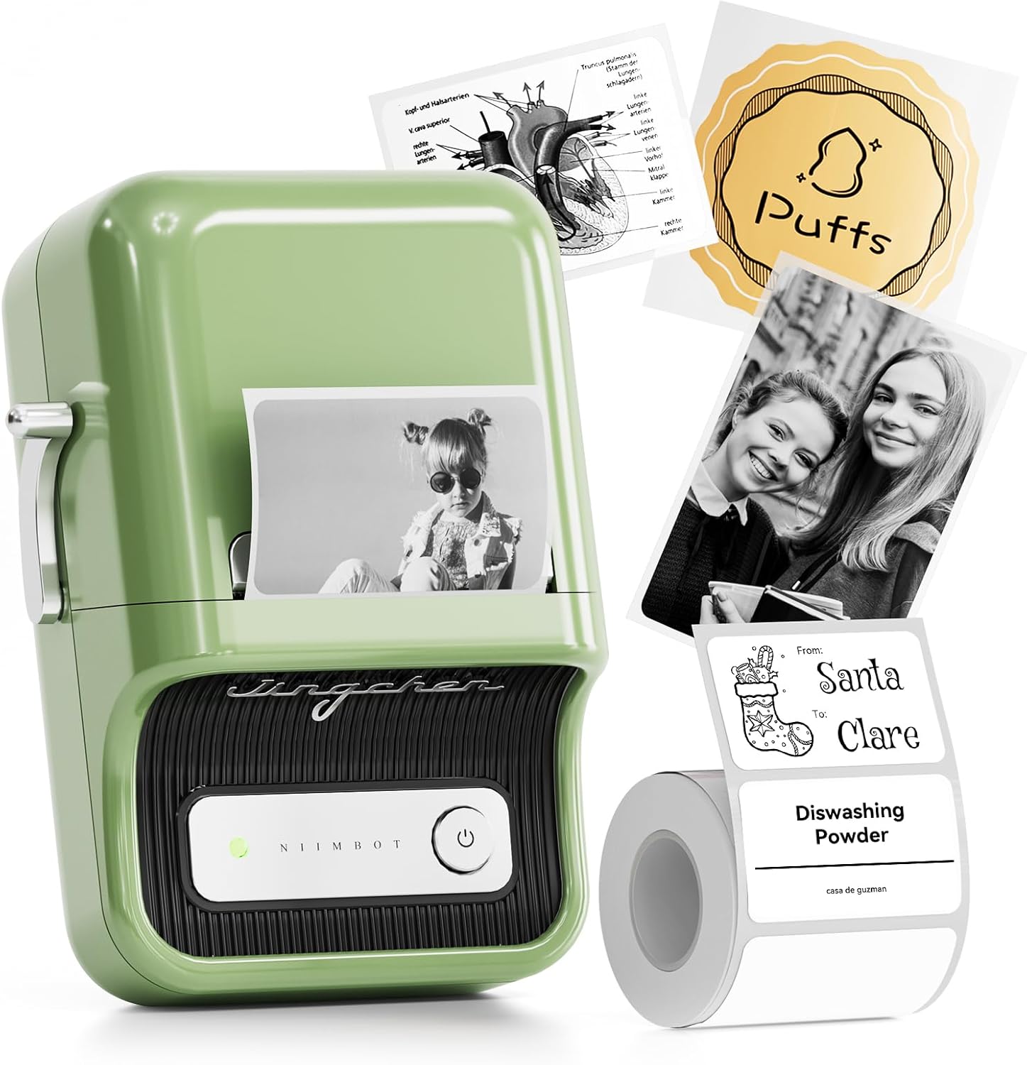 NIIMBOT B21 Label Maker - Portable Thermal Printer for Home