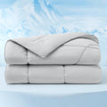 Cooling Comforter Queen Size Grey - Lightweight Cooling Comforter