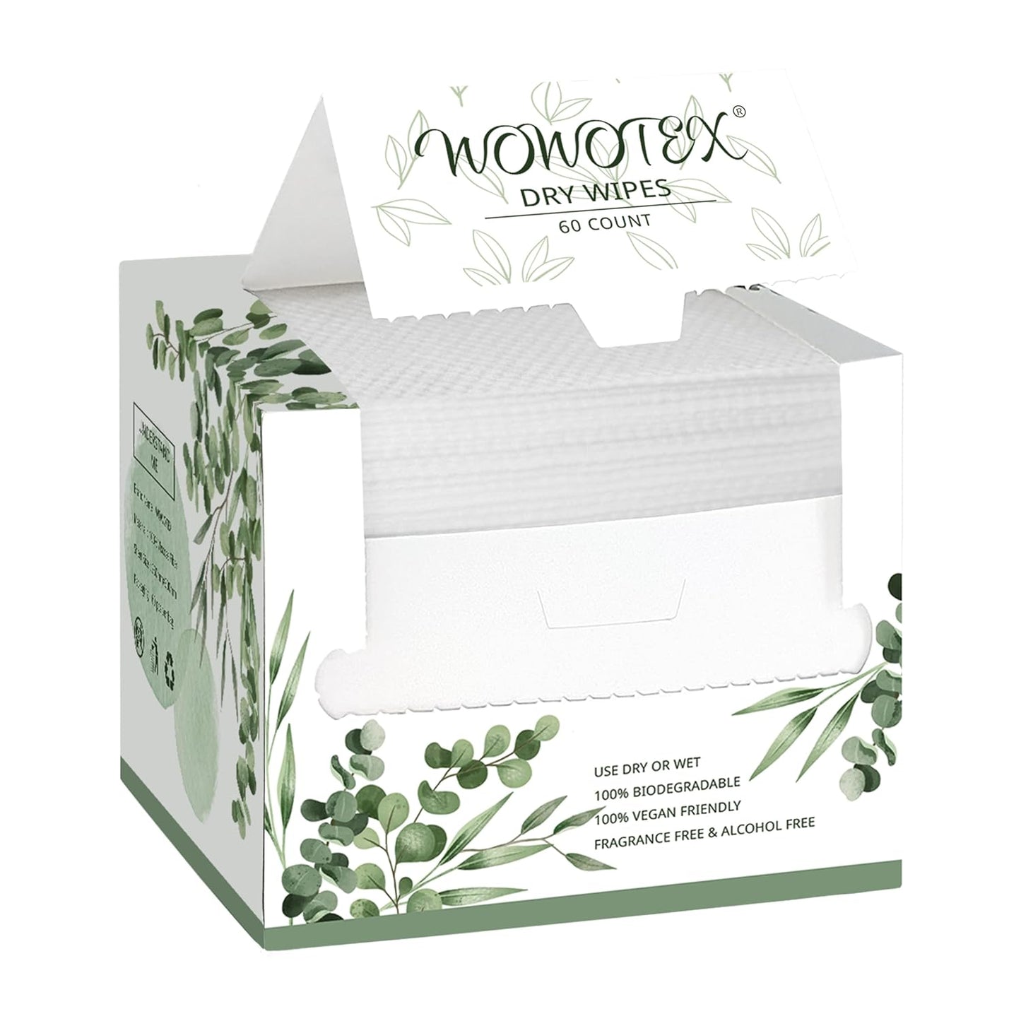 WOWOTEX Biodegradable Face Towels - Gentle Cleansing Power