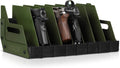 Pistol Rack 4-12 Slot Long-Barreled Handgun Organizer - Cushioned Foam