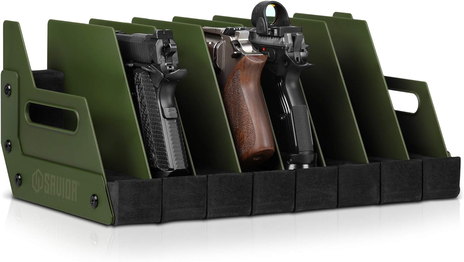 Savior Equipment Gun Rack Stand for 4-12 Long-Barreled Pistols
