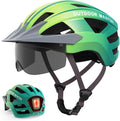 OutdoorMaster Adult Bike Helmet with Rechargeable Rear LED Light ASTM
