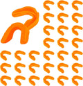 Orange Sports Mouth Guards 30 Pack - Bulk Youth Silicone Mouthguards