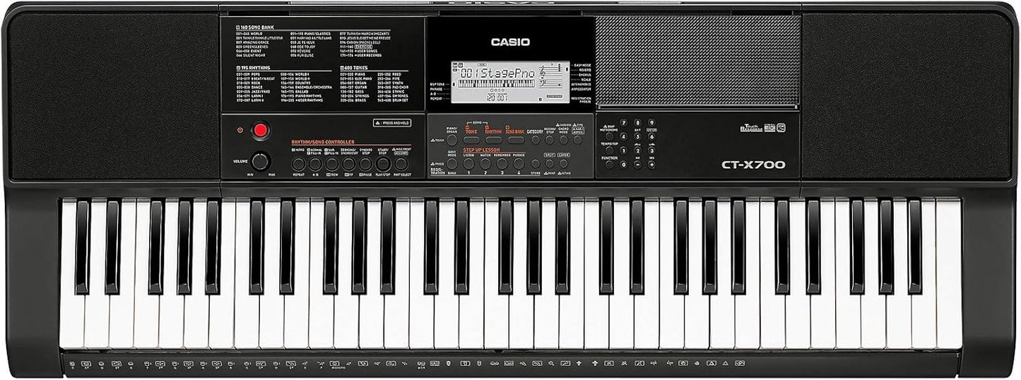 Casio CT-X700 Educational Keyboard Pack with Power Supply