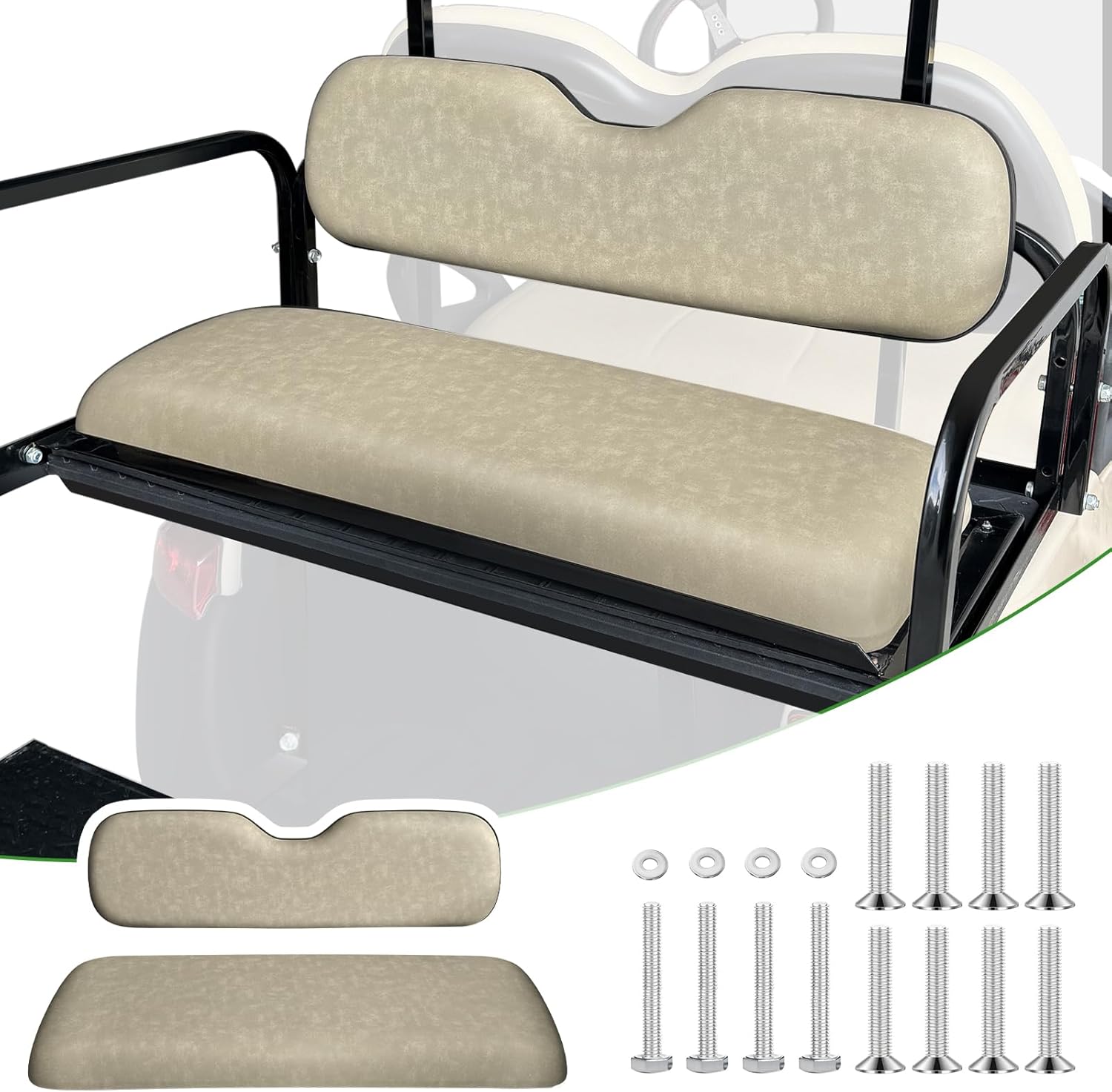Universal Rear Replacement Cushions for Golf Cart Back Seat