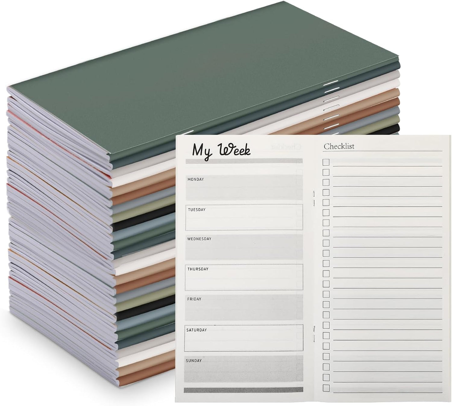 Qilery 50-Pc Employee Planner - Boost Productivity!