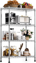 1000 lbs Storage Shelving 4-Tier Utility Shelf - Heavy Duty Organizer