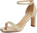Heels for Women Round Toe Chunky High Block Heels - Comfortable 3in