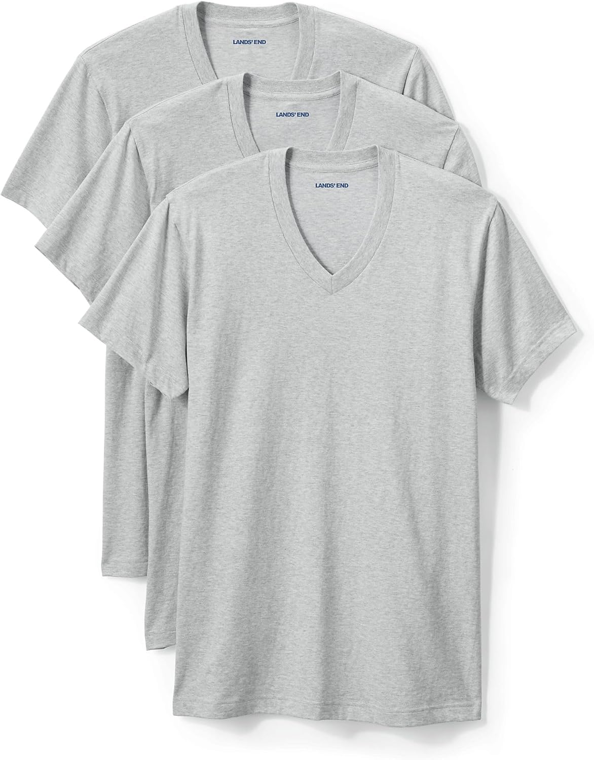 Premium Cotton V-Neck T-Shirt 3 Pack for Everyday Comfort