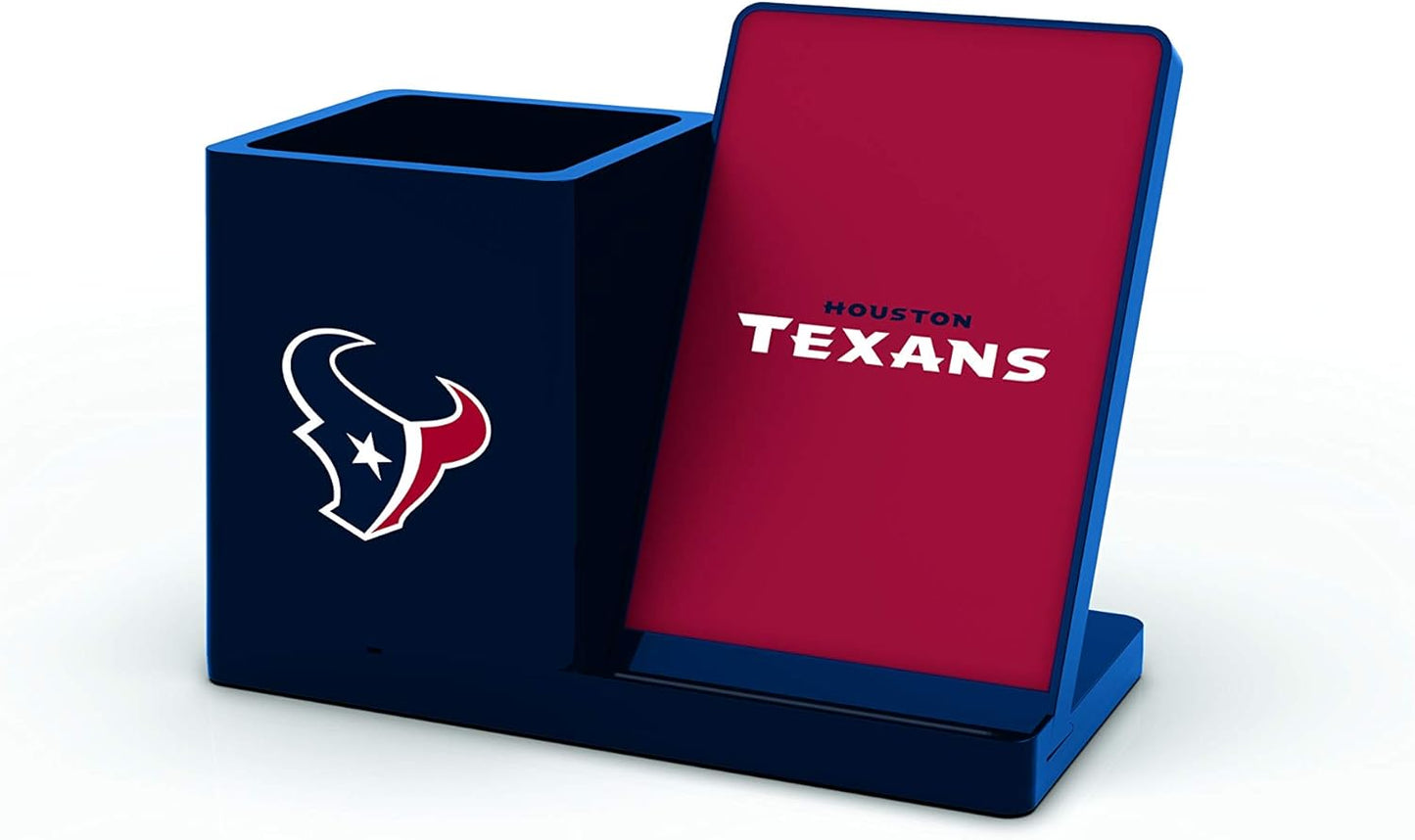 SOAR NFL Wireless Charging Stand and Desktop Organizer for Fans