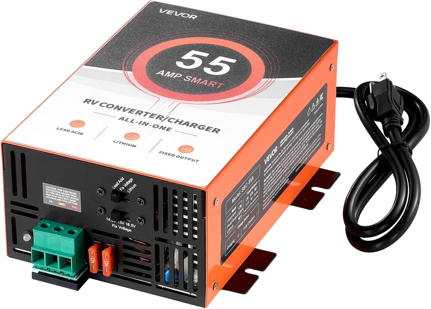 VEVOR RV Power Converter 55 Amp for Efficient Battery Charging