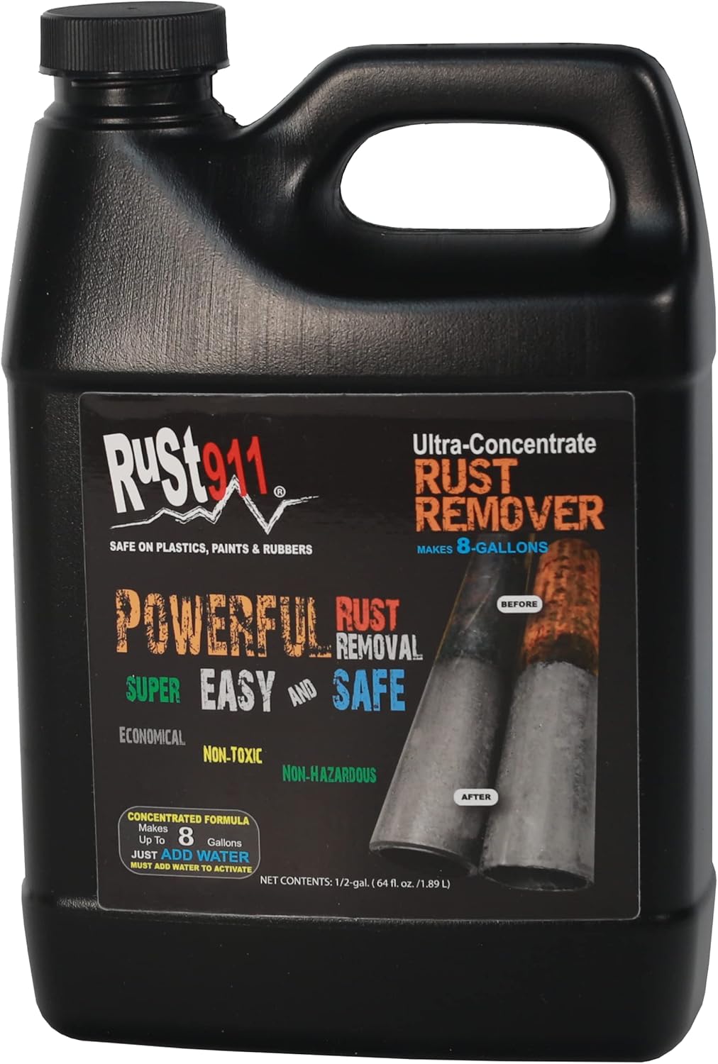 Rust911 Ultra-Concentrated Rust Remover for Fast Rust Removal