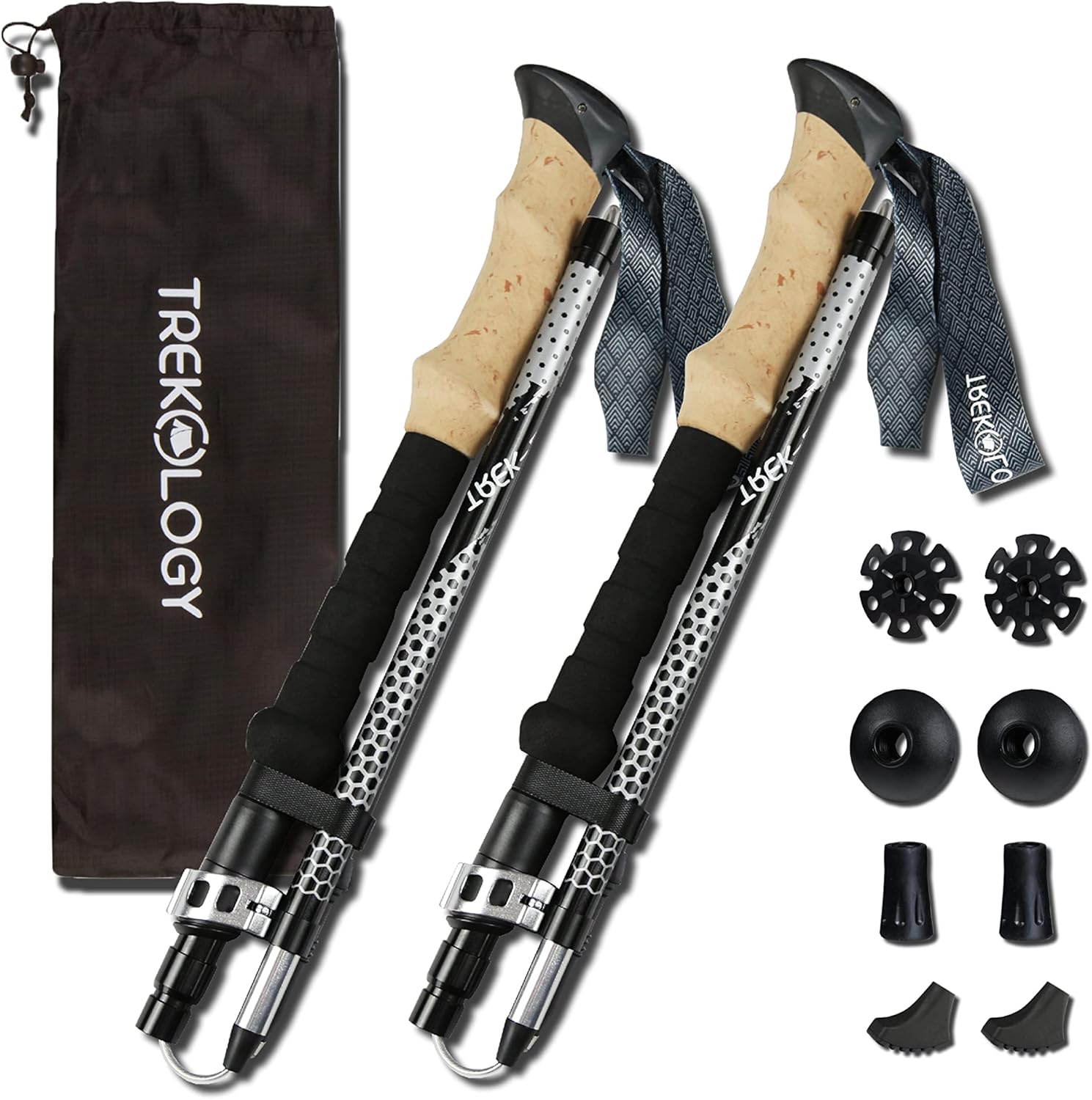 Trekology Trek-Z Poles - Senior Support, 2pc Set