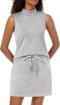 Two Piece Skirt Set for Women Sweatsuits Tennis Outfits (Style PYW3)