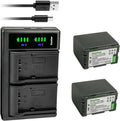 CGR-D28 Battery and LTD2 USB Charger Replacement - Dual Charge Kit