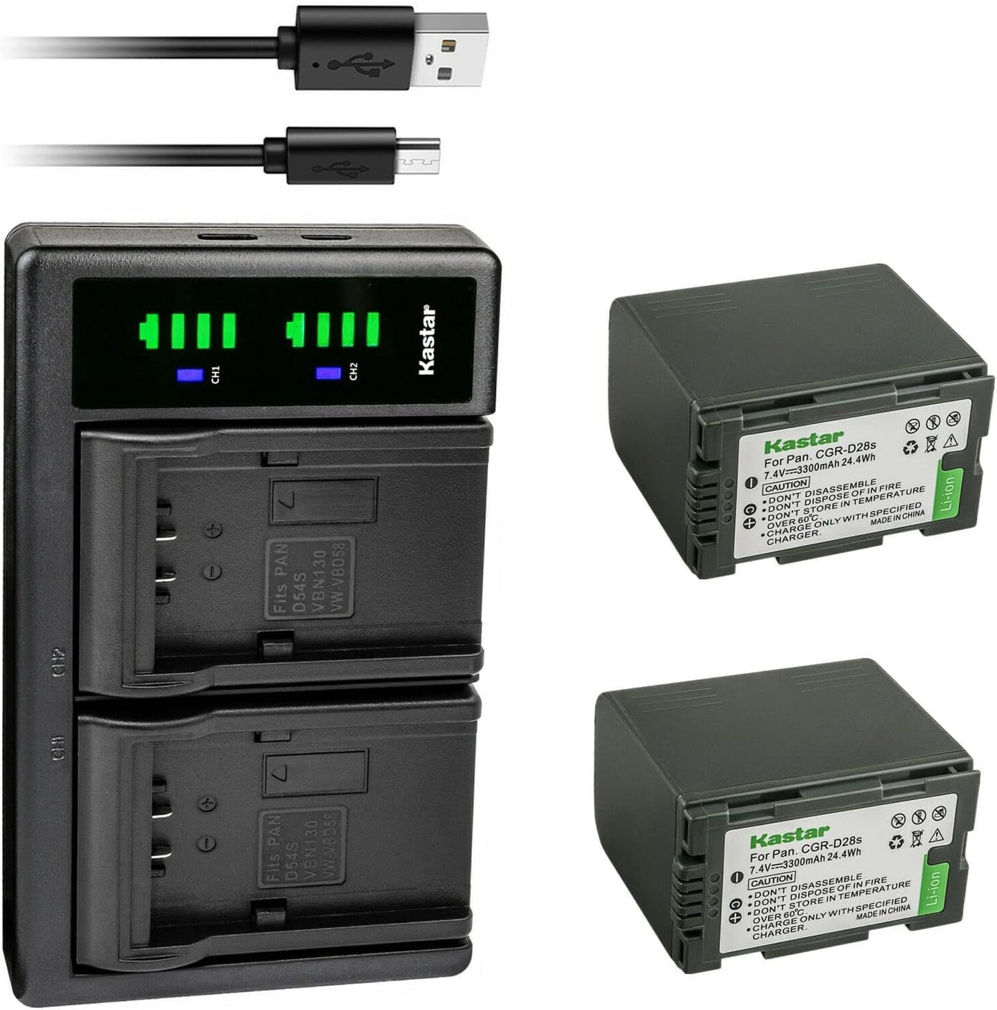 Kastar 2-Pack CGR-D28 Battery and LTD2 USB Charger Review