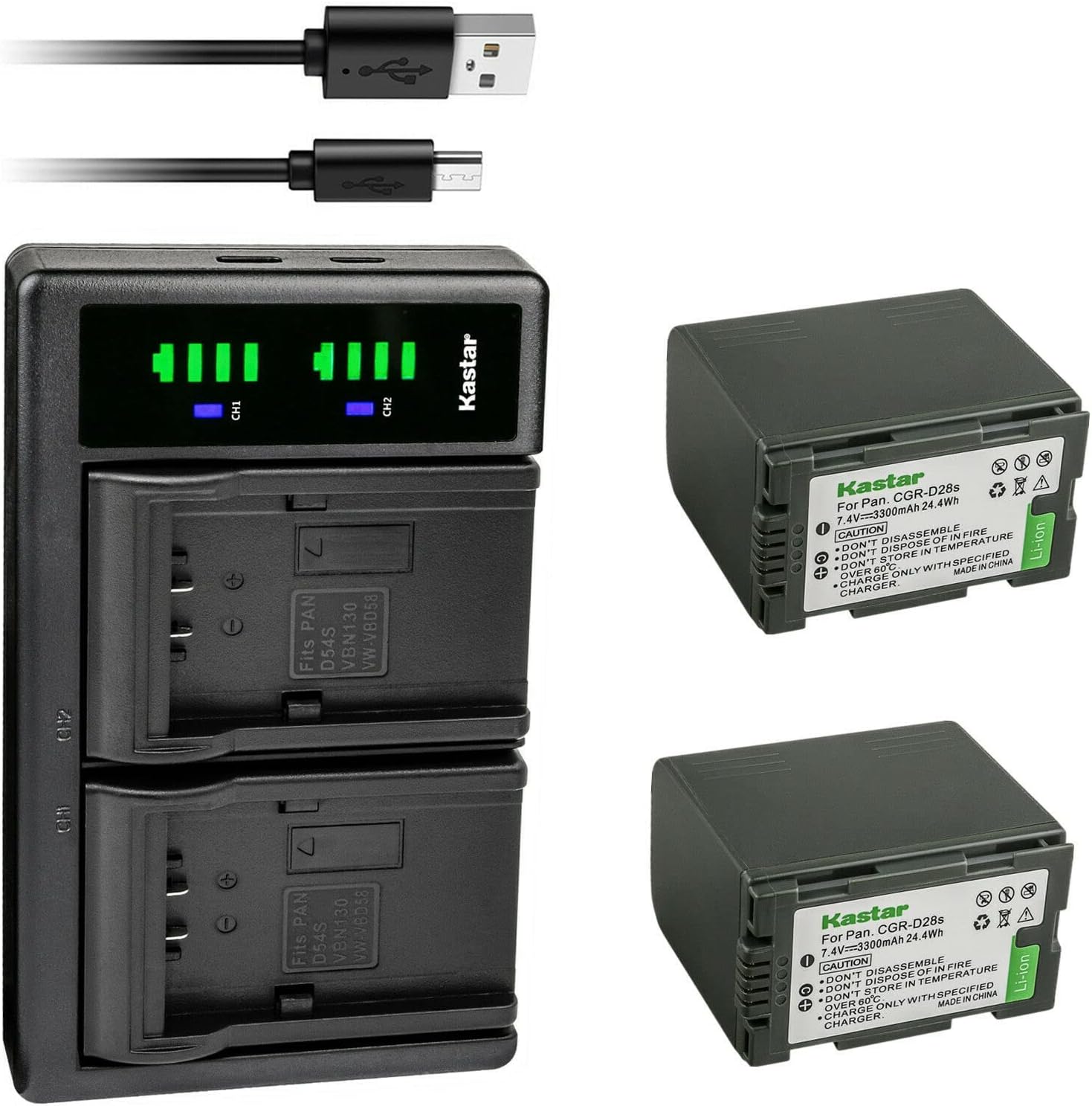 Kastar 2-Pack CGR-D28 Battery and LTD2 USB Charger Review