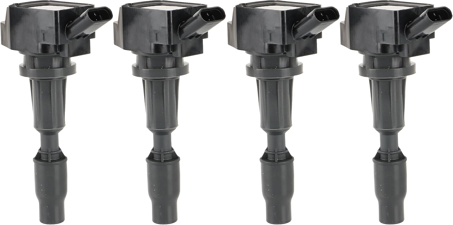 Ignition Coil Pack Set of 4 for Hyundai, Kia, Genesis Vehicles