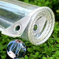 Clear Tarps with Grommets 14 Mil PVC Tarp 8ft x 20ft - Durable Clear