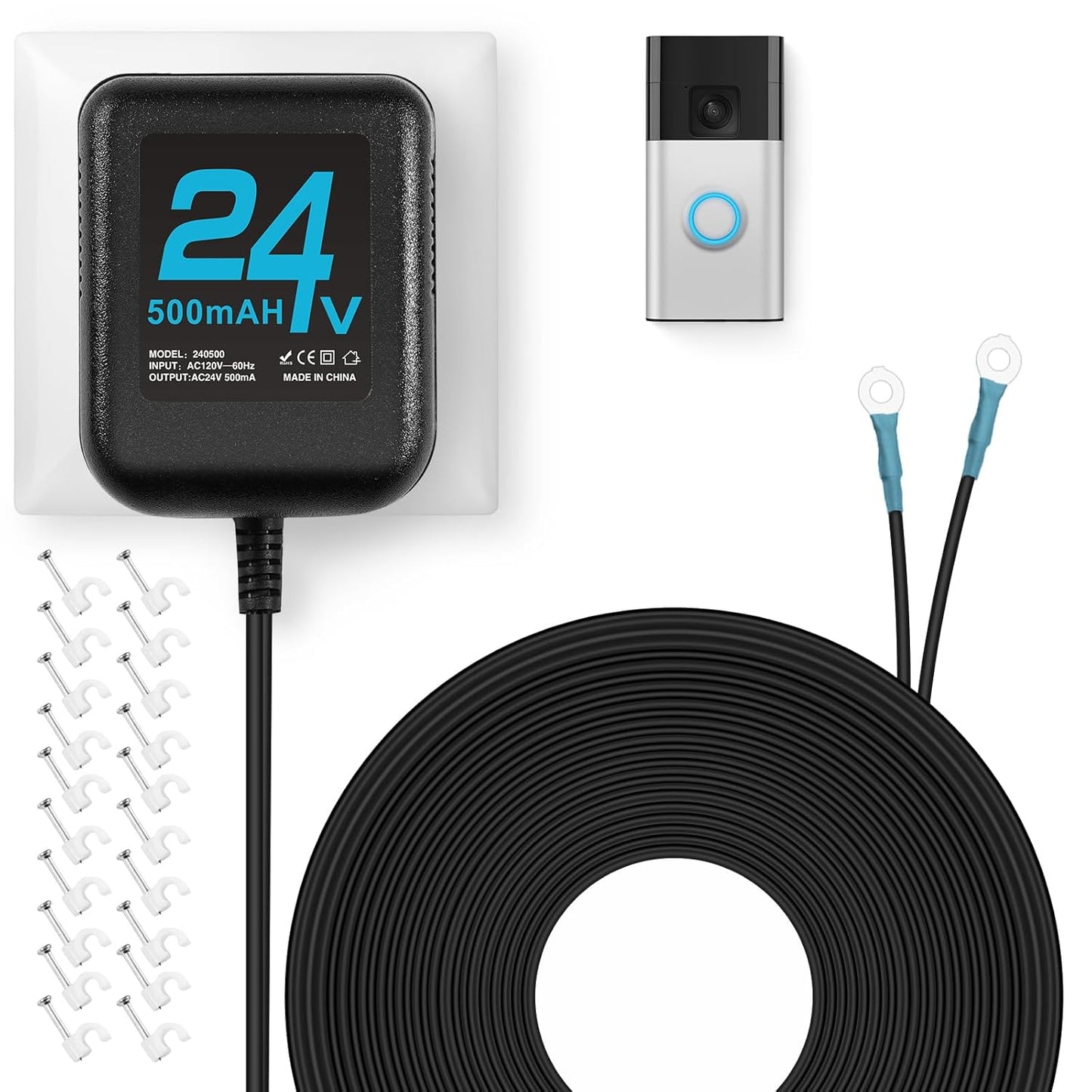 Universal 24V Doorbell Transformer & Adapter