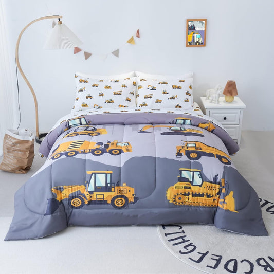Cokouchyi Twin Size Comforter Set for Boys with 3D Design