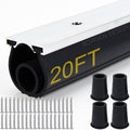 Heavy-Duty U+O Ring Garage Door Bottom Seal Kit - Durable Weatherstrip