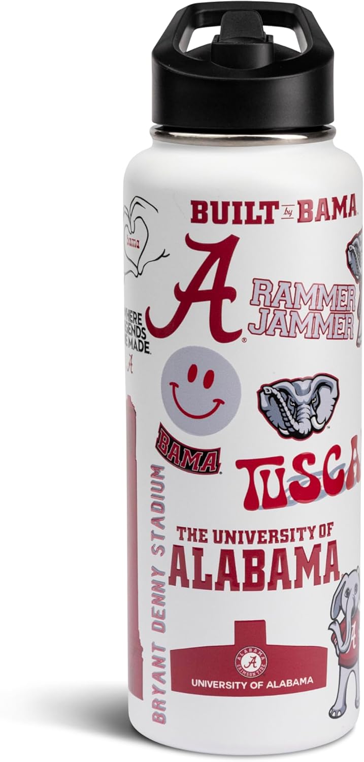 34oz Team Spirit Water Bottle for NCAA Fans and Students