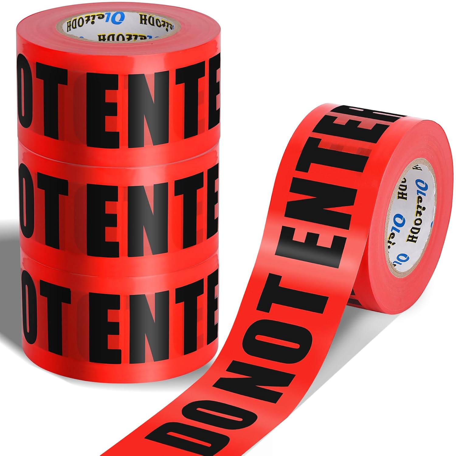 Red Do Not Enter Tape 4 Pack for High Visibility Safety Needs