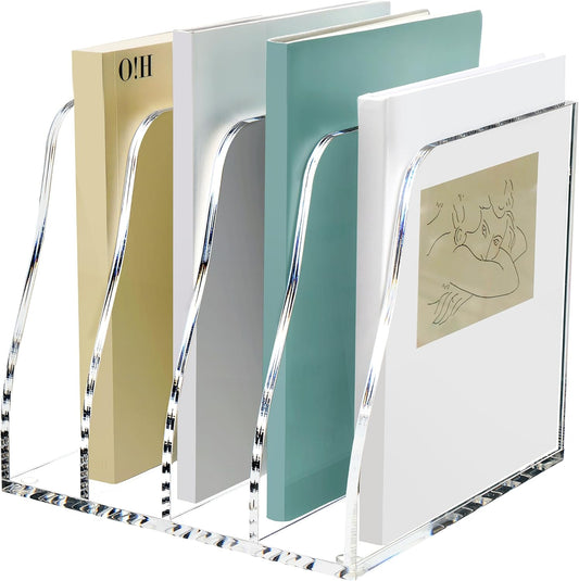 Clear Vertical File Organizer by SANRUI