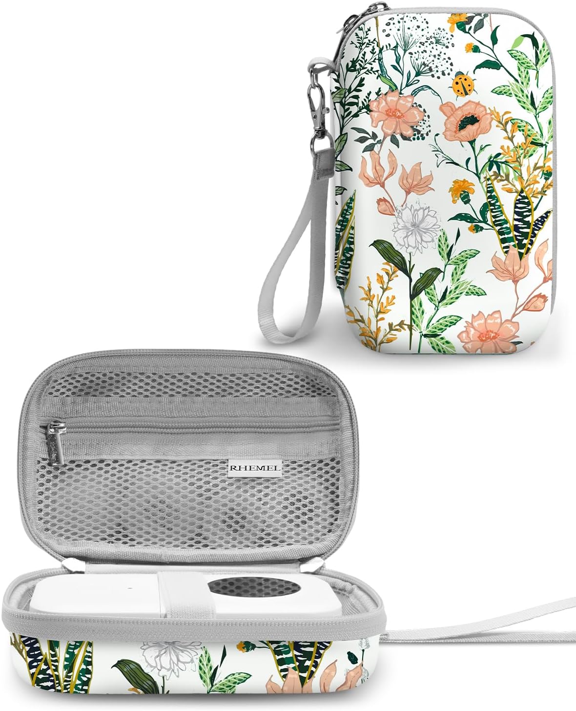 Protective Floral EVA Case for Label Maker - RHEMEL