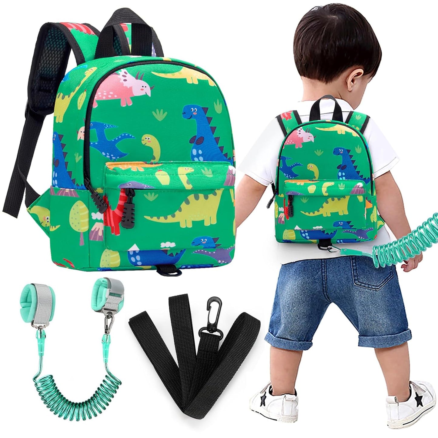 Accmor Baby Dinosaur Backpack Leash - Safe & Stylish!