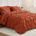 JOLLYVOGUE Queen Comforter Set 7 Pieces for All Season Chic
