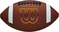 WILSON GST SpeedSkin Footballs - Junior Size with Enhanced Grip