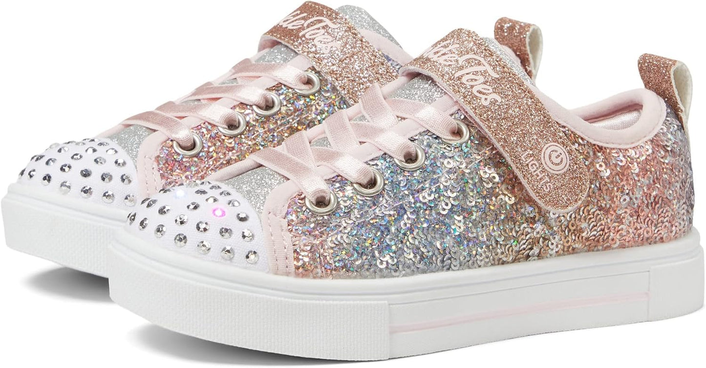 Skechers Unisex-Child Twinkle Sparks Sequin Flash Sneakers Review