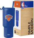 Officially Licensed NBA 30oz Tumbler with Flip Lid and Straws