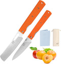 Miki 2 Piece Set Folding Chef Knife with G10 Handle for Outdoors