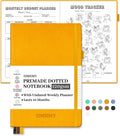 Premade Bullet Dotted Journal Notebook - Ready-to-Use Dot Grid Planner