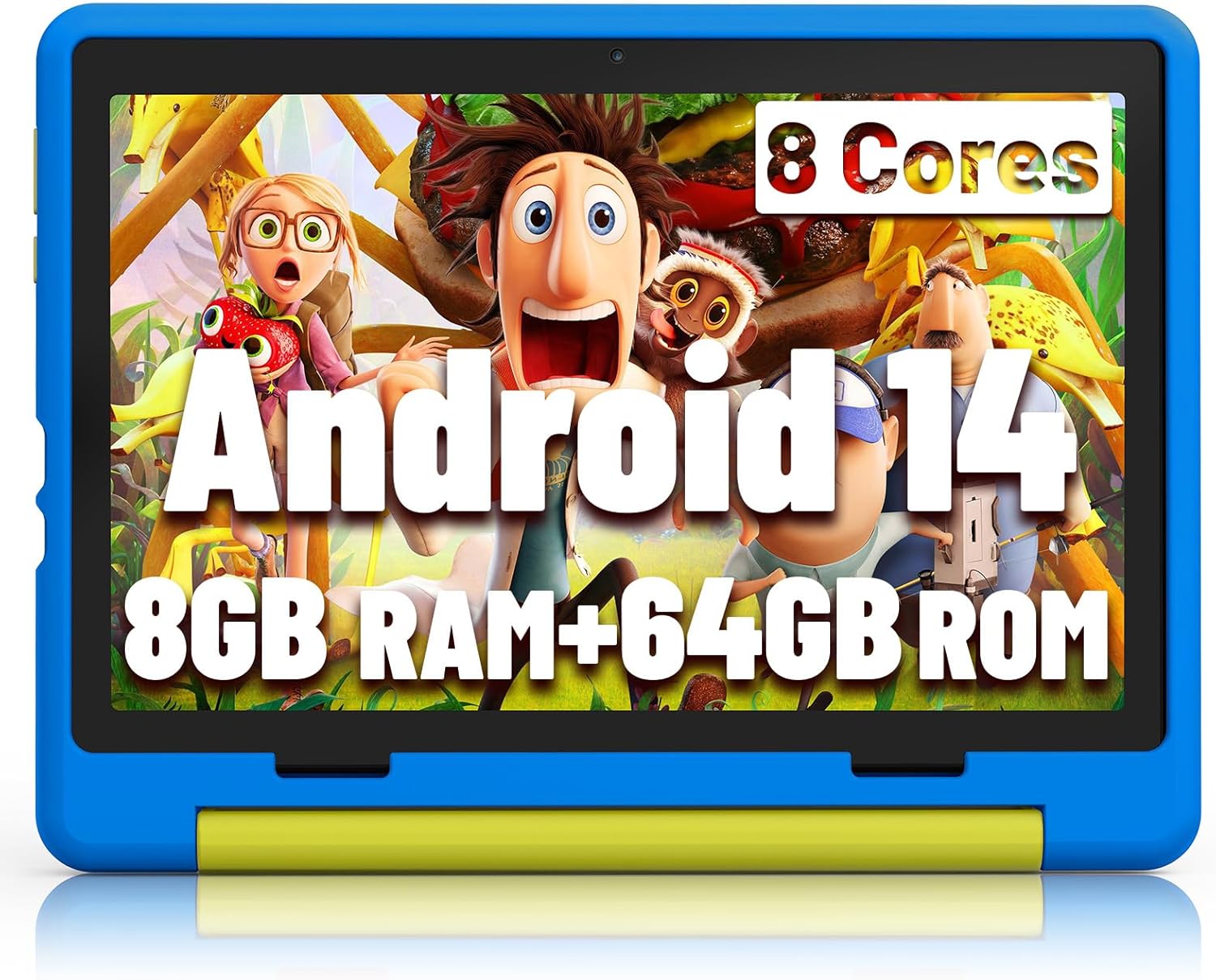 Kids Tablet with Protective Case - Upgraded Android 14 for Fun